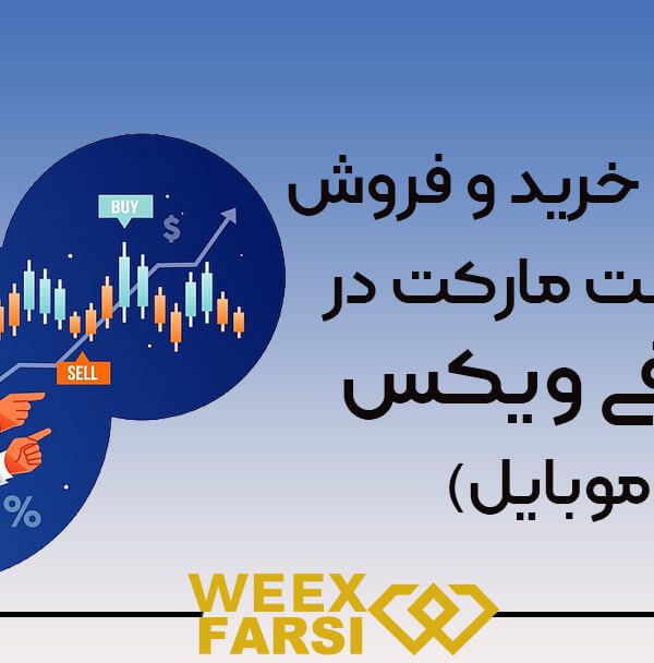 آموزش خرید و فروش در حالت مارکت در صرافی ویکس موبایل