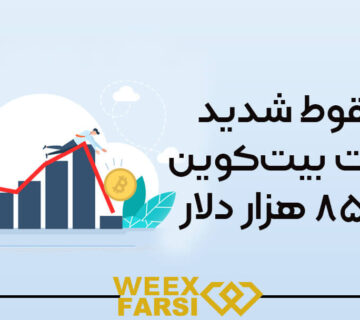سقوط شدید قیمت بیت‌کوین به ۸۵ هزار دلار!
